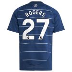 Aston Villa Shirts - aston villa adidas third shirt 2024-25 – kids with rogers 27 printing Collection of Official Fan Gear