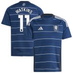 Aston Villa Shirts - aston villa adidas third shirt 2024-25 – kids with watkins 11 printing Collection of Official Fan Gear