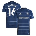 Aston Villa Shirts - aston villa adidas third shirt 2024-25 with a.garcía 16 printing Collection of Official Fan Gear