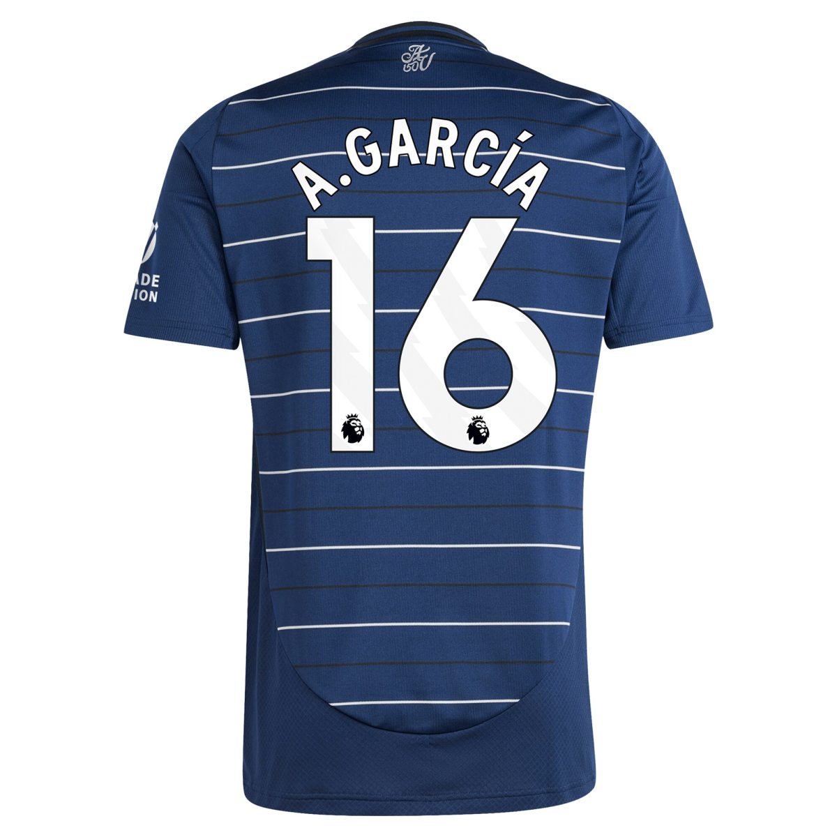 Aston Villa Shirts - aston villa adidas third shirt 2024-25 with a.garcía 16 printing Collection of Official Fan Gear