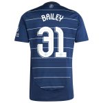 Aston Villa Shirts - aston villa adidas third shirt 2024-25 with bailey 31 cup printing Collection of Official Fan Gear