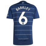 Aston Villa Shirts - aston villa adidas third shirt 2024-25 with barkley 6 printing Collection of Official Fan Gear