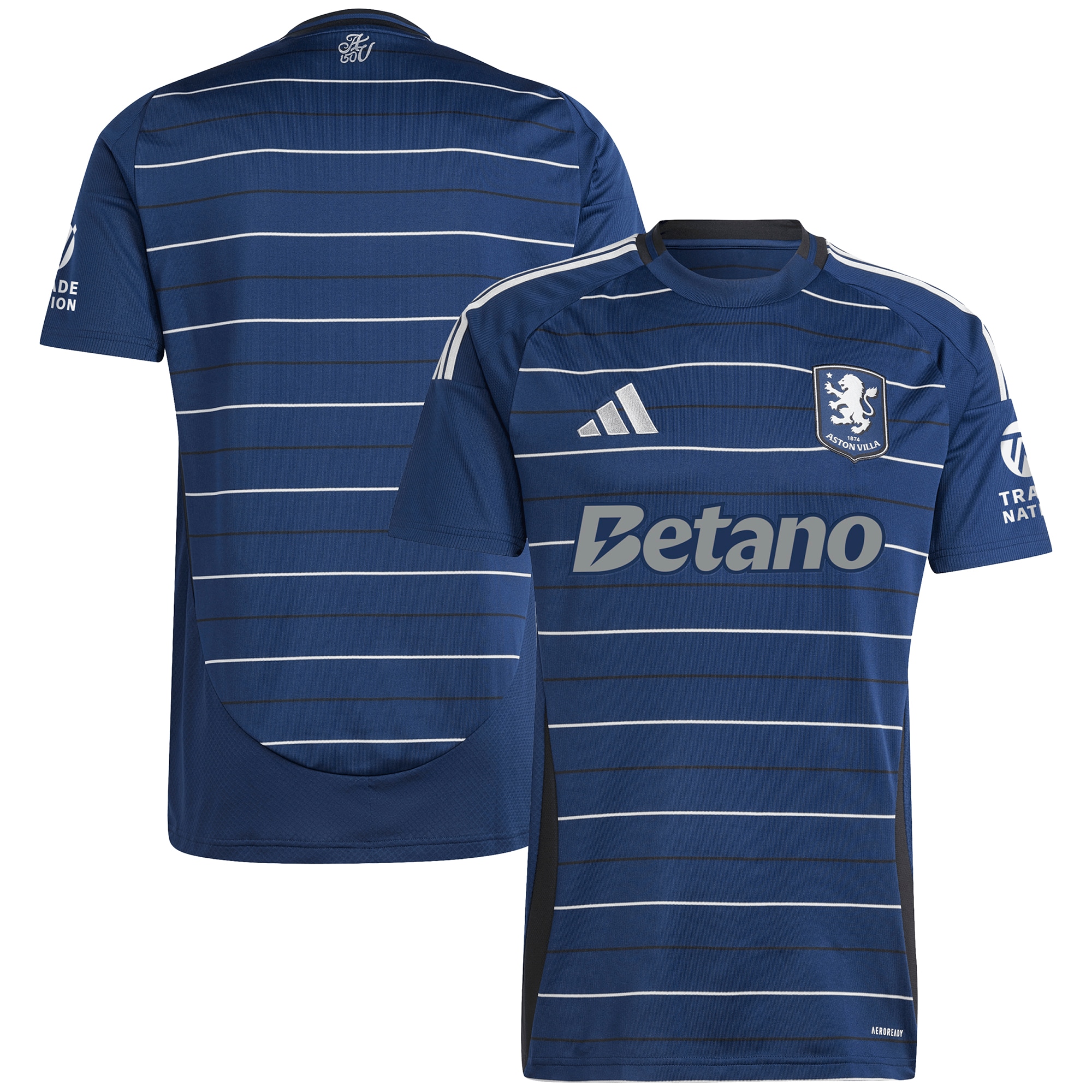Aston Villa Shirts - aston villa adidas third shirt 2024-25 with custom printing Collection of Official Fan Gear