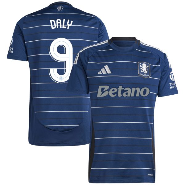 Aston Villa Shirts - aston villa adidas third shirt 2024-25 with daly 9 cup printing Collection of Official Fan Gear