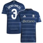Aston Villa Shirts - aston villa adidas third shirt 2024-25 with diego carlos 3 cup printing Collection of Official Fan Gear