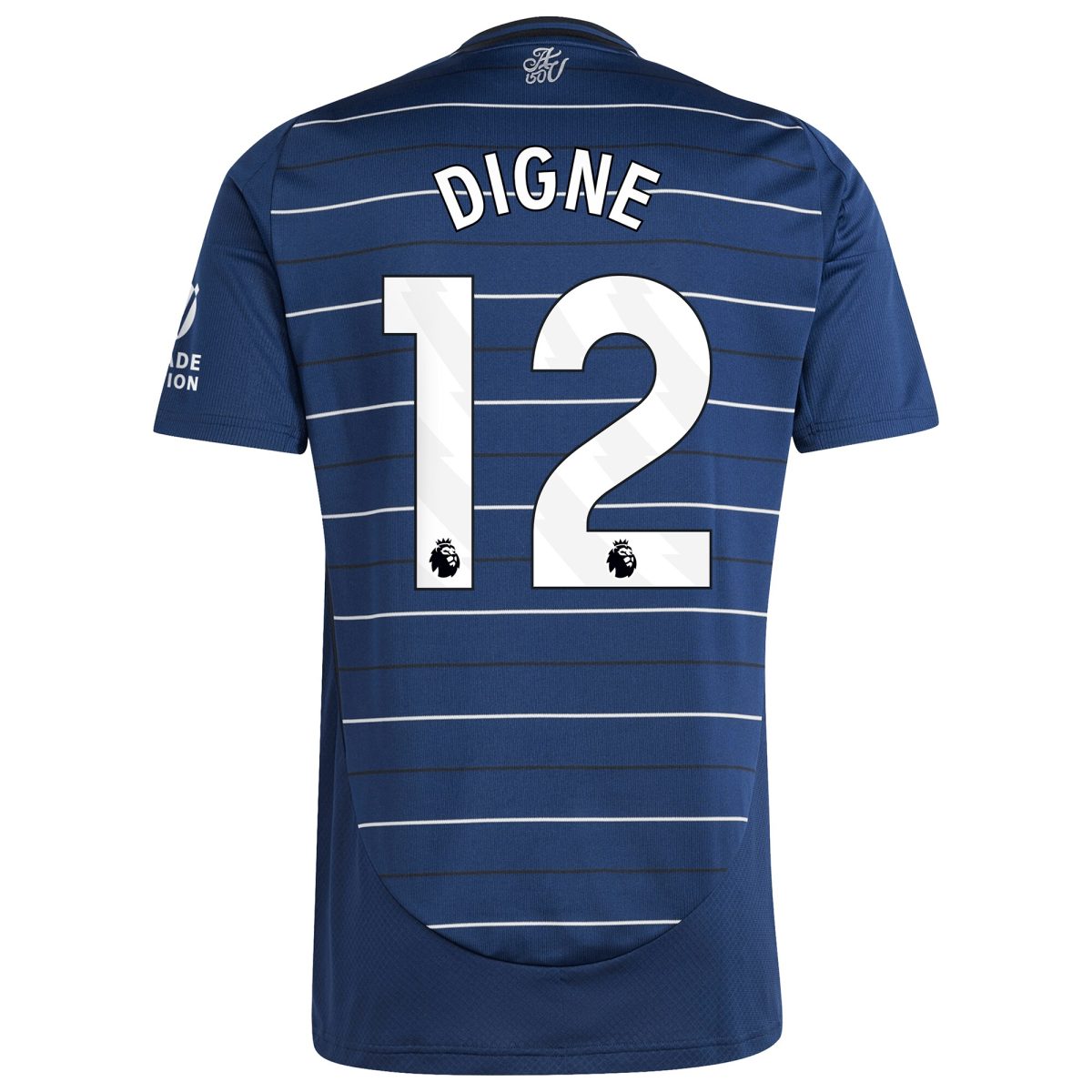 Aston Villa Shirts - aston villa adidas third shirt 2024-25 with digne 12 printing Collection of Official Fan Gear