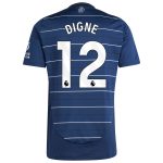 Aston Villa Shirts - aston villa adidas third shirt 2024-25 with digne 12 printing Collection of Official Fan Gear