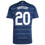 Aston Villa Shirts - aston villa adidas third shirt 2024-25 with hanson 20 cup printing Collection of Official Fan Gear