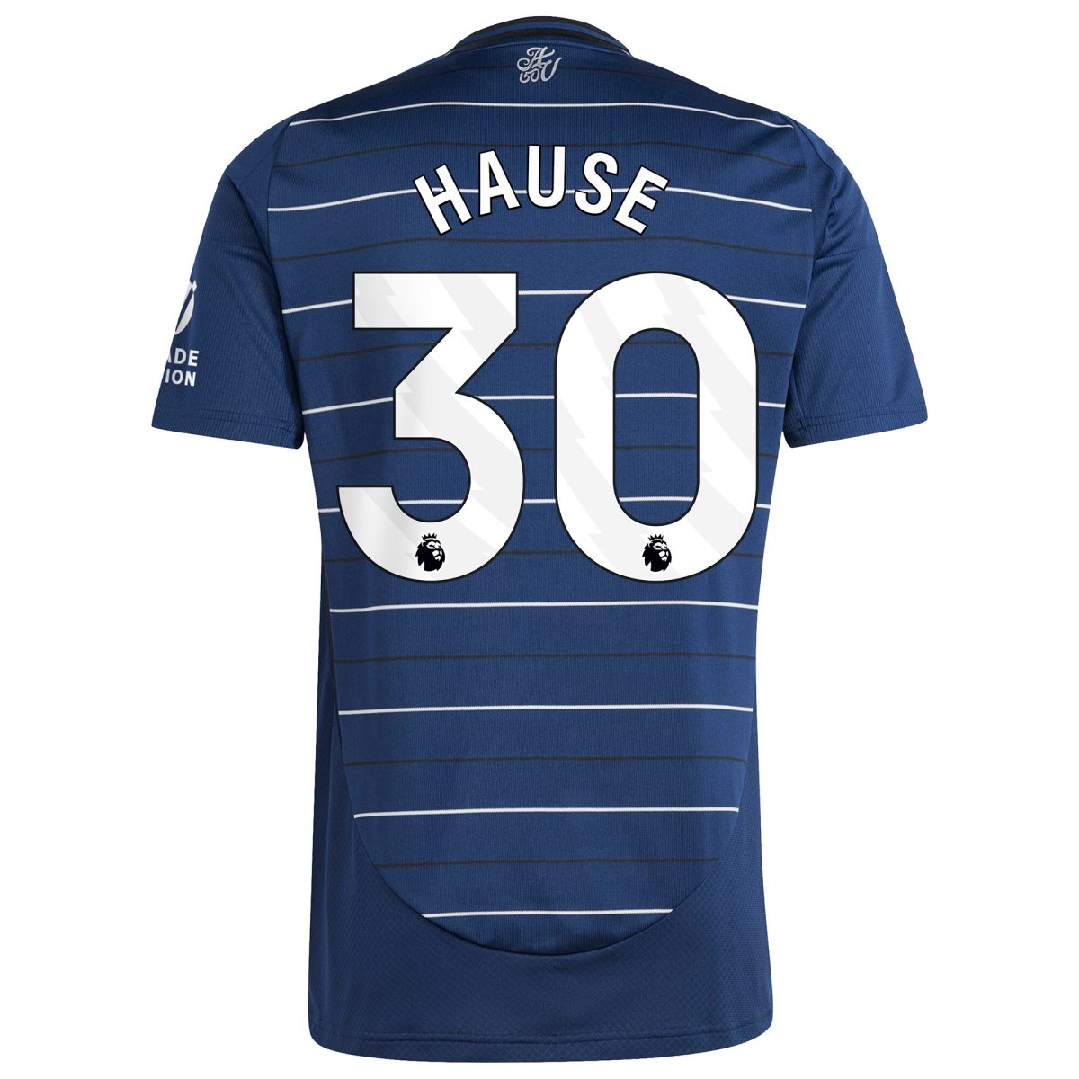 Aston Villa Shirts - aston villa adidas third shirt 2024-25 with hause 30 printing Collection of Official Fan Gear