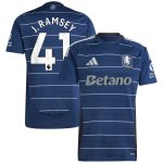 Aston Villa Shirts - aston villa adidas third shirt 2024-25 with j. ramsey 41 printing Collection of Official Fan Gear