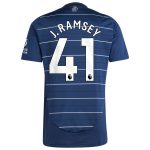 Aston Villa Shirts - aston villa adidas third shirt 2024-25 with j. ramsey 41 printing Collection of Official Fan Gear