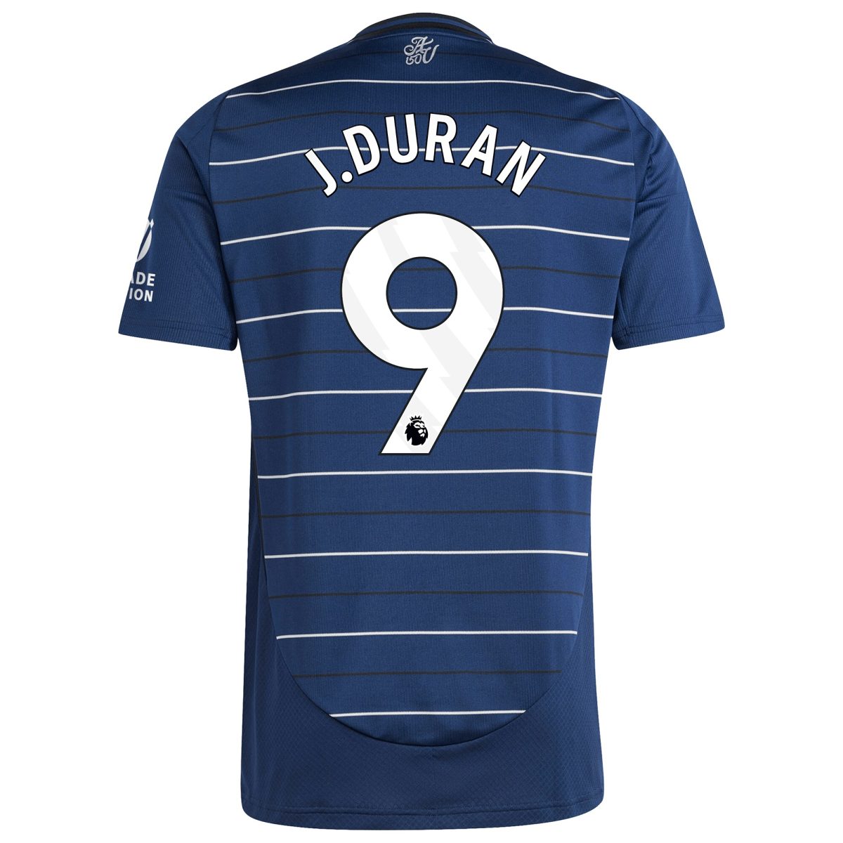 Aston Villa Shirts - aston villa adidas third shirt 2024-25 with j.duran 9 printing Collection of Official Fan Gear