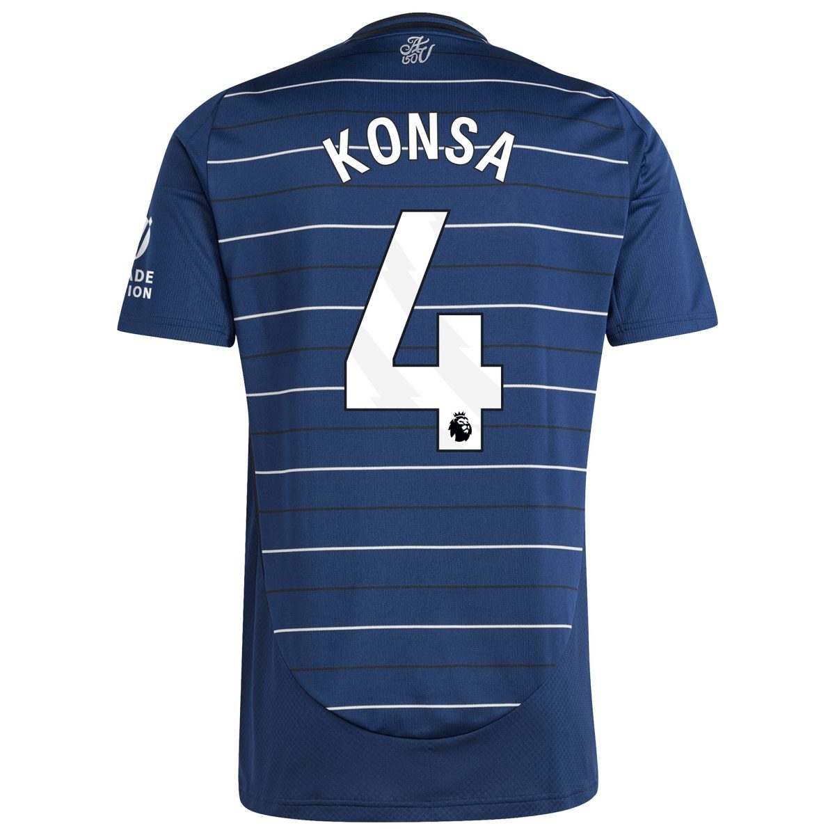 Aston Villa Shirts - aston villa adidas third shirt 2024-25 with konsa 4 printing Collection of Official Fan Gear