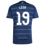 Aston Villa Shirts - aston villa adidas third shirt 2024-25 with leon 19 cup printing Collection of Official Fan Gear