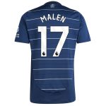 Aston Villa Shirts - aston villa adidas third shirt 2024-25 with malen 17 printing Collection of Official Fan Gear
