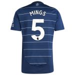 Aston Villa Shirts - aston villa adidas third shirt 2024-25 with mings 5 printing Collection of Official Fan Gear