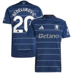 Aston Villa Shirts - aston villa adidas third shirt 2024-25 with nedeljković 20 printing Collection of Official Fan Gear