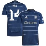 Aston Villa Shirts - aston villa adidas third shirt 2024-25 with pau 14 cup printing Collection of Official Fan Gear