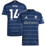 Aston Villa Shirts - aston villa adidas third shirt 2024-25 with pau 14 printing Collection of Official Fan Gear