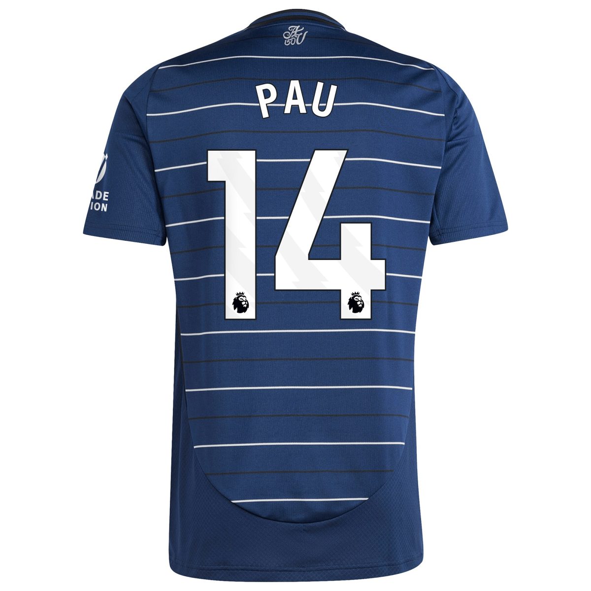 Aston Villa Shirts - aston villa adidas third shirt 2024-25 with pau 14 printing Collection of Official Fan Gear