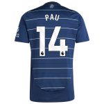 Aston Villa Shirts - aston villa adidas third shirt 2024-25 with pau 14 printing Collection of Official Fan Gear