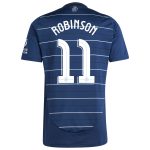 Aston Villa Shirts - aston villa adidas third shirt 2024-25 with robinson 11 cup printing Collection of Official Fan Gear