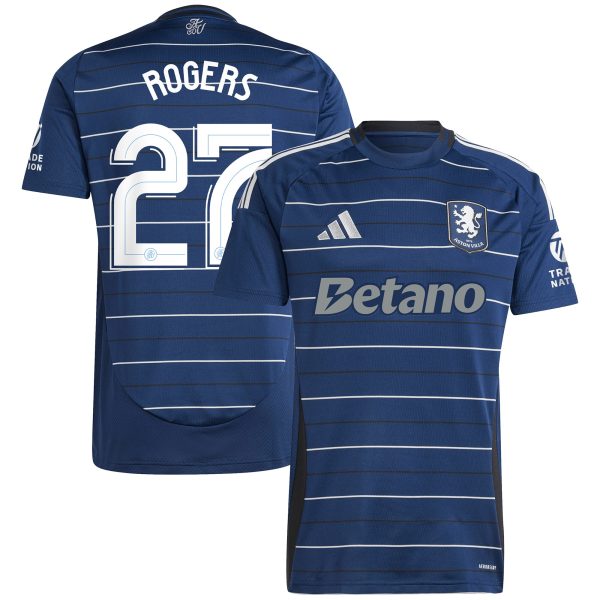 Aston Villa Shirts - aston villa adidas third shirt 2024-25 with rogers 27 cup printing Collection of Official Fan Gear