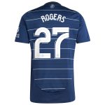Aston Villa Shirts - aston villa adidas third shirt 2024-25 with rogers 27 cup printing Collection of Official Fan Gear