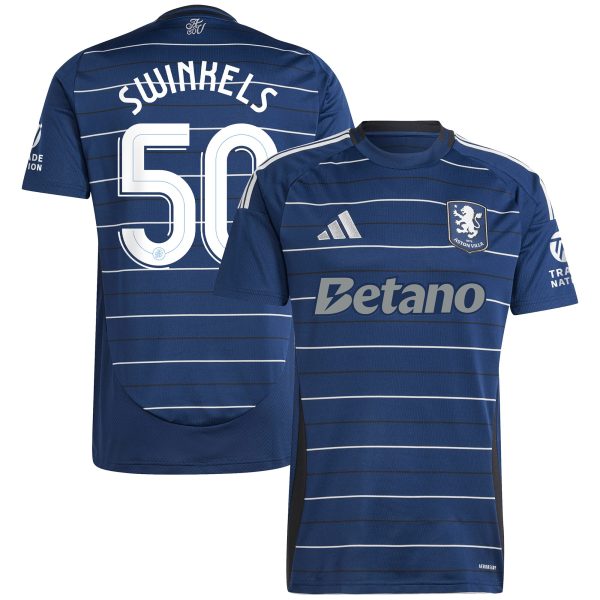Aston Villa Shirts - aston villa adidas third shirt 2024-25 with swinkels 50 cup printing Collection of Official Fan Gear