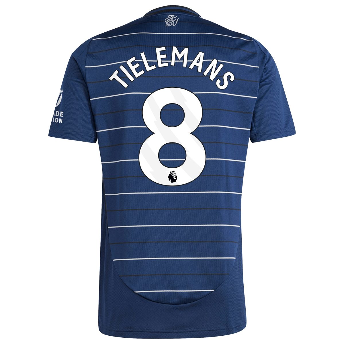 Aston Villa Shirts - aston villa adidas third shirt 2024-25 with tielemans 8 printing Collection of Official Fan Gear