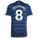 Aston Villa Shirts - aston villa adidas third shirt 2024-25 with tielemans 8 printing Collection of Official Fan Gear