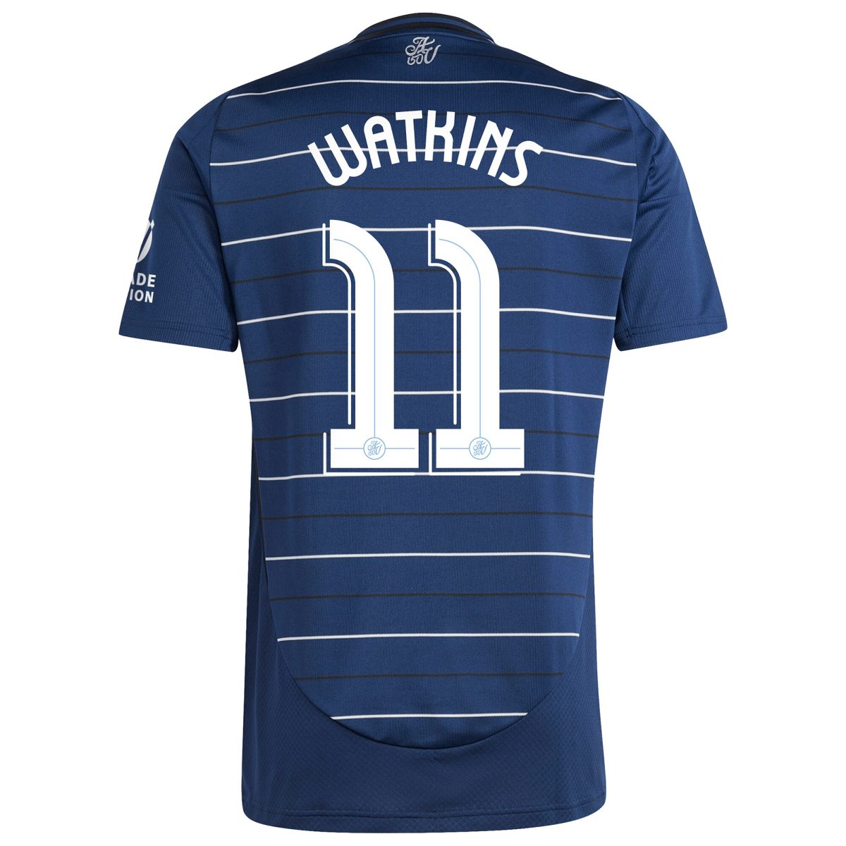 Aston Villa Shirts - aston villa adidas third shirt 2024-25 with watkins 11 cup printing Collection of Official Fan Gear