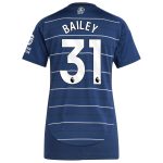 Aston Villa Shirts - aston villa adidas third shirt 2024-25 – womens with bailey 31 printing Collection of Official Fan Gear