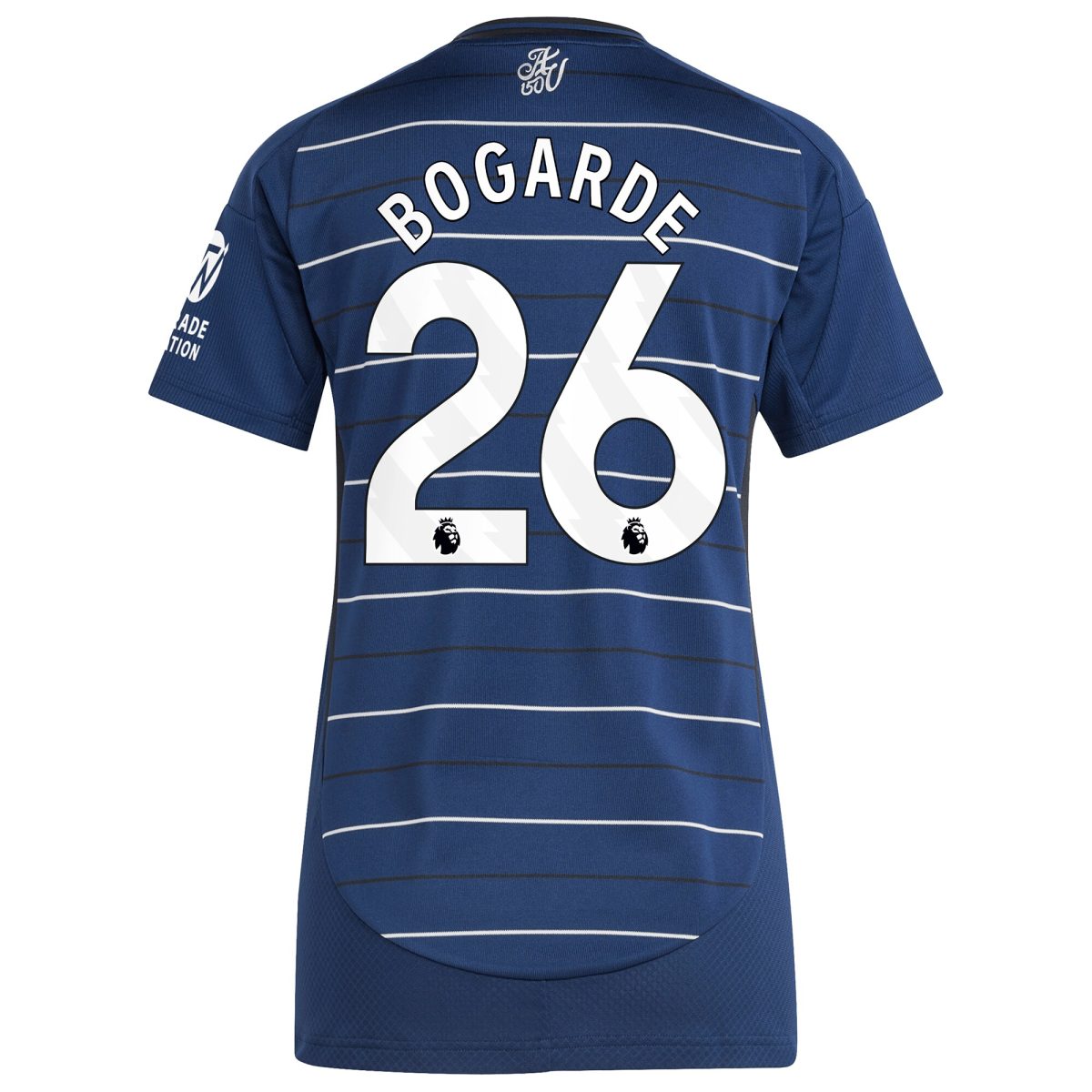 Aston Villa Shirts - aston villa adidas third shirt 2024-25 – womens with bogarde 26 printing Collection of Official Fan Gear