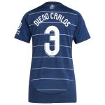 Aston Villa Shirts - aston villa adidas third shirt 2024-25 – womens with diego carlos 3 cup printing Collection of Official Fan Gear