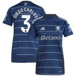Aston Villa Shirts - aston villa adidas third shirt 2024-25 – womens with diego carlos 3 printing Collection of Official Fan Gear