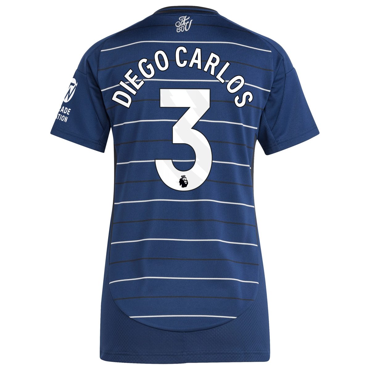 Aston Villa Shirts - aston villa adidas third shirt 2024-25 – womens with diego carlos 3 printing Collection of Official Fan Gear