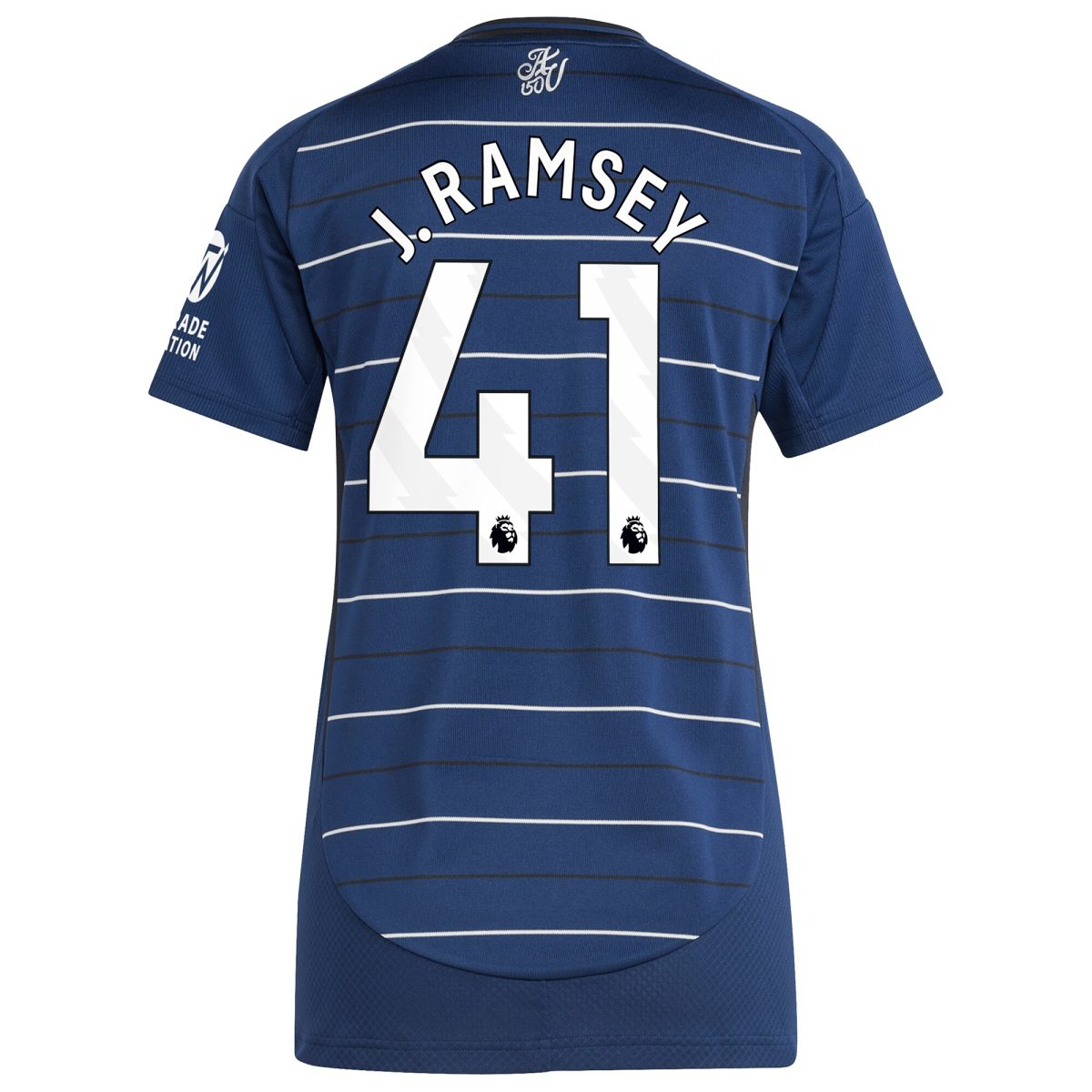 Aston Villa Shirts - aston villa adidas third shirt 2024-25 – womens with j. ramsey 41 printing Collection of Official Fan Gear