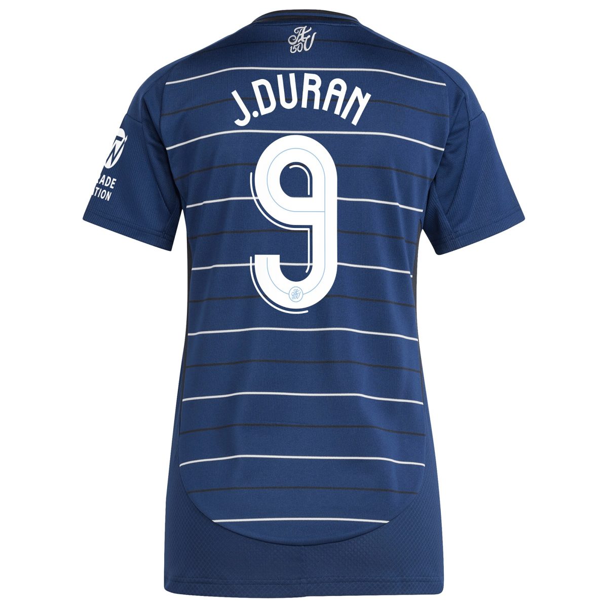 Aston Villa Shirts - aston villa adidas third shirt 2024-25 – womens with j.duran 9 cup printing Collection of Official Fan Gear