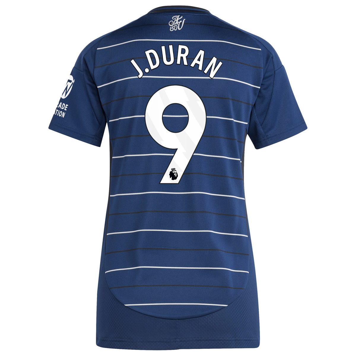 Aston Villa Shirts - aston villa adidas third shirt 2024-25 – womens with j.duran 9 printing Collection of Official Fan Gear
