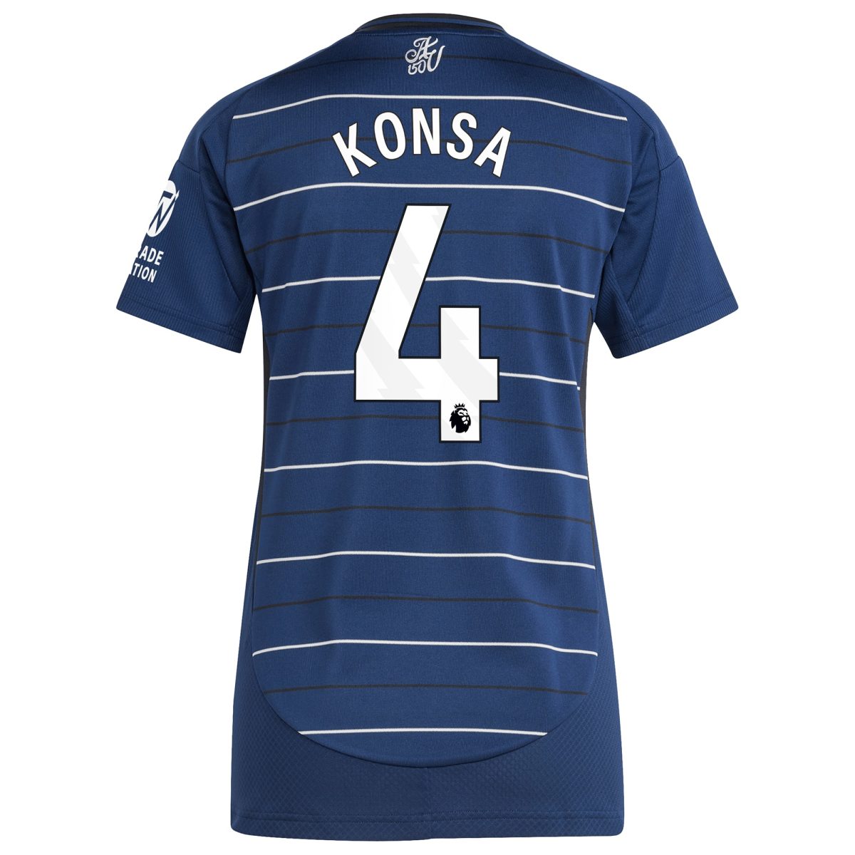Aston Villa Shirts - aston villa adidas third shirt 2024-25 – womens with konsa 4 printing Collection of Official Fan Gear