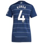 Aston Villa Shirts - aston villa adidas third shirt 2024-25 – womens with konsa 4 printing Collection of Official Fan Gear