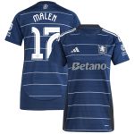 Aston Villa Shirts - aston villa adidas third shirt 2024-25 – womens with malen 17 cup printing Collection of Official Fan Gear