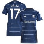 Aston Villa Shirts - aston villa adidas third shirt 2024-25 – womens with malen 17 printing Collection of Official Fan Gear