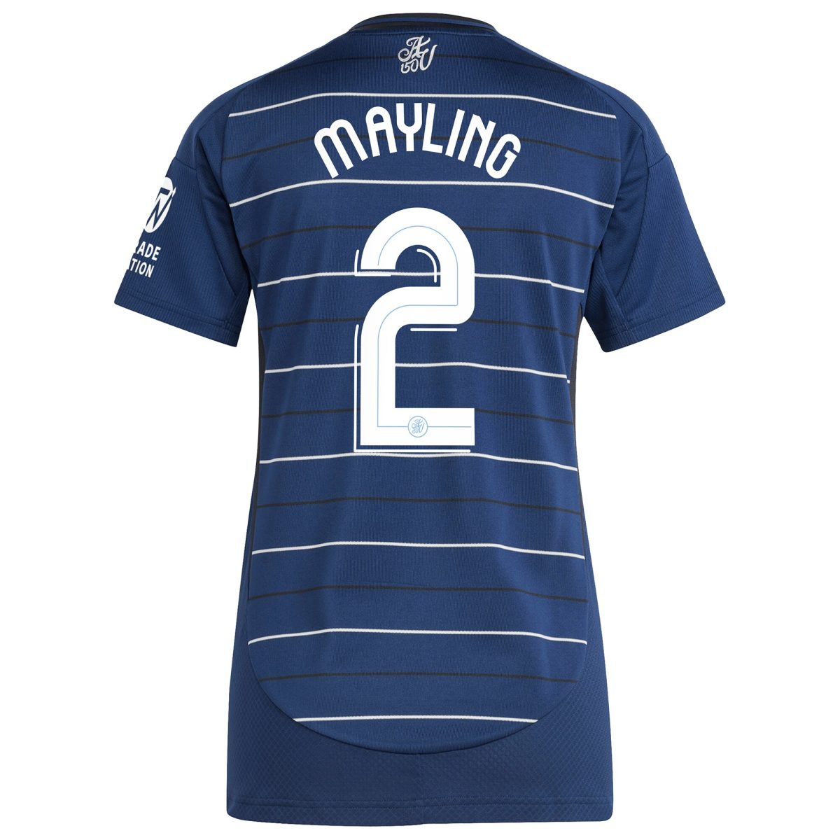 Aston Villa Shirts - aston villa adidas third shirt 2024-25 – womens with mayling 2 cup printing Collection of Official Fan Gear