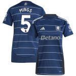 Aston Villa Shirts - aston villa adidas third shirt 2024-25 – womens with mings 5 printing Collection of Official Fan Gear