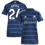 Aston Villa Shirts - aston villa adidas third shirt 2024-25 – womens with onana 24 printing Collection of Official Fan Gear