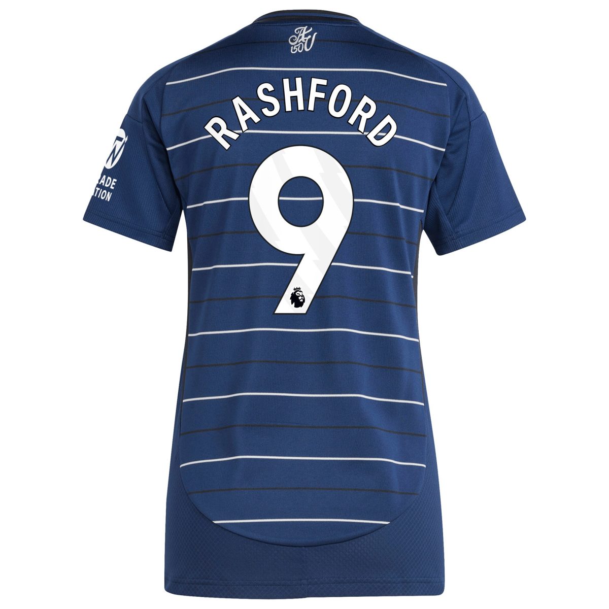 Aston Villa Shirts - aston villa adidas third shirt 2024-25 – womens with rashford 9 printing Collection of Official Fan Gear