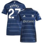 Aston Villa Shirts - aston villa adidas third shirt 2024-25 – womens with rogers 27 printing Collection of Official Fan Gear