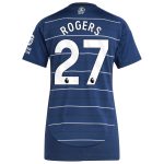 Aston Villa Shirts - aston villa adidas third shirt 2024-25 – womens with rogers 27 printing Collection of Official Fan Gear